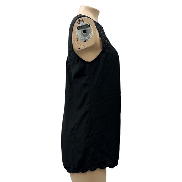 Jen's Pirate Booty for Free People Black Crochet Lace Romper Playsuit Women XS - Picture 6 of 15